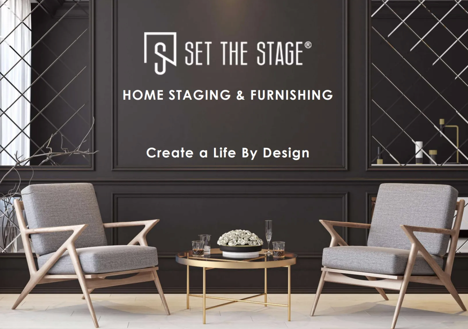 sofa setting the stage