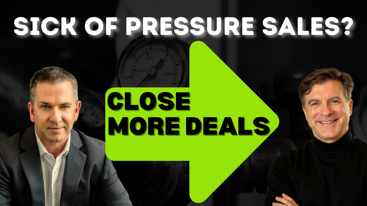 Sean Lyden and Ewell Smith discussing how to close more deals without using high-pressure sales tact