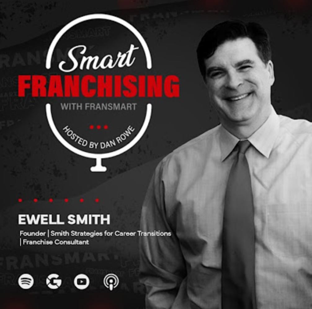 Ewell Smith featured on the Smart Franchising Podcast podcast discussing franchising, sales, marketing and entrepreneurship through Close The Deal