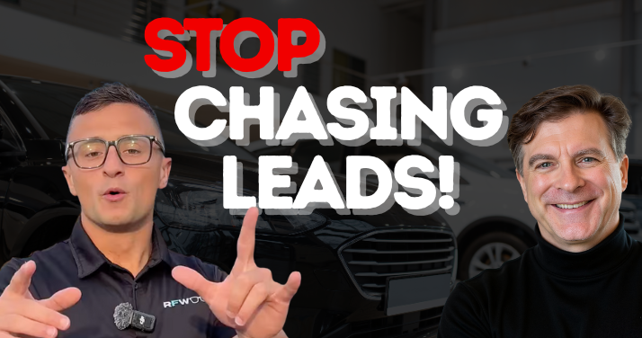 Russell Richardson of RFW Training and Ewell Smith on the Close The Deal Podcast with the text “Stop