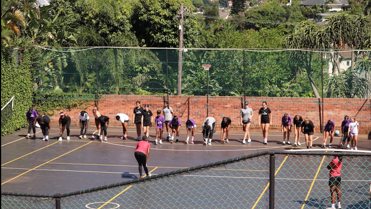 Netball teams at FitnessAlive in Durban