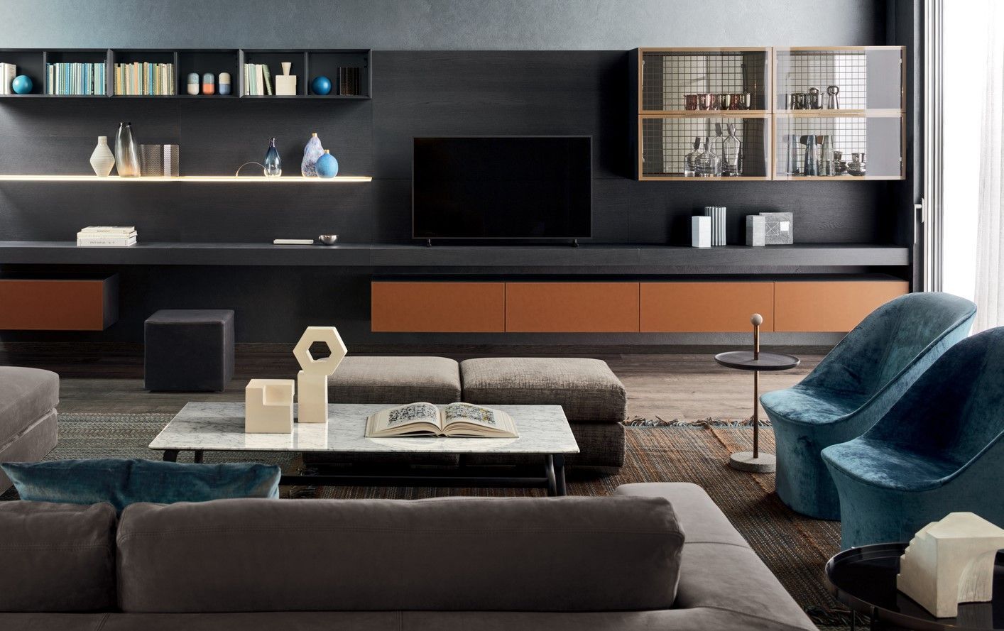 pareti componibili Pianca Sabatino arredamenti