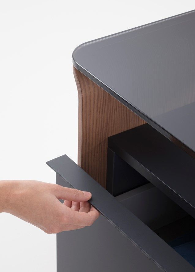 comodino laccato Pianca Sabatino arredamenti