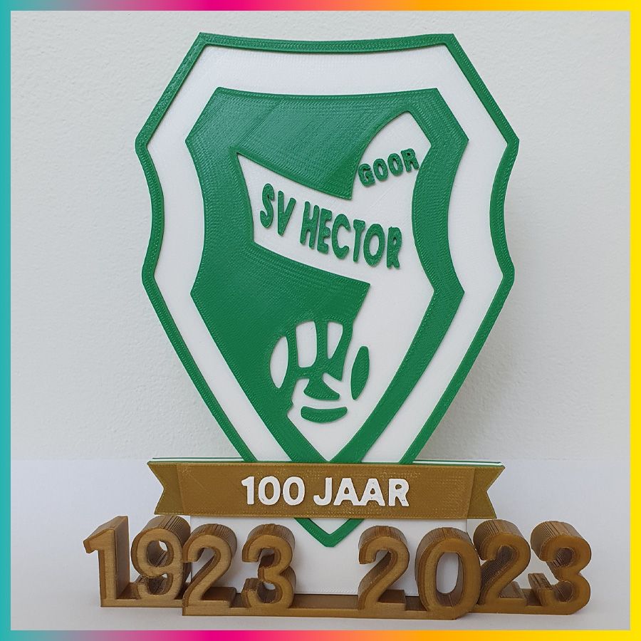3D Kado jubileum 100jr SV Hector