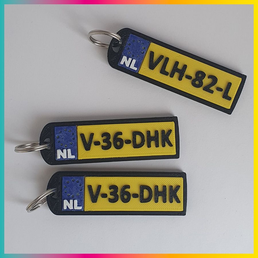 Kentekensleutelhangers PMT Cargo & We Love Transport