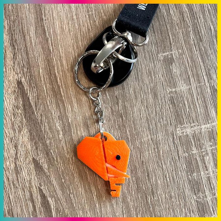 Logosleutelhanger Tribelt De Spiraal