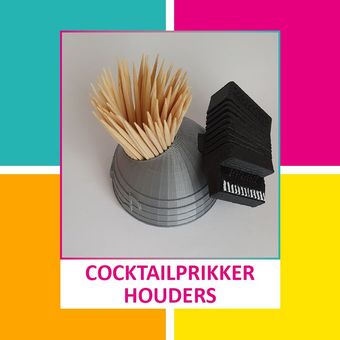 3D Kado Cocktailprikkerhouders