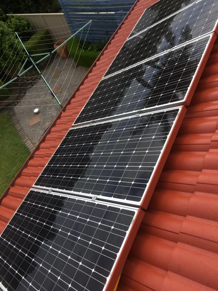Solar panels on roof — Gutter Cleaning In Shoalhaven, NSW