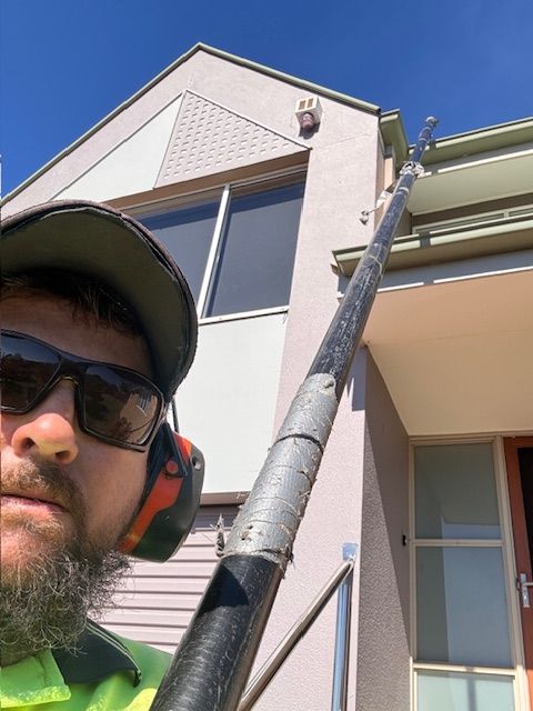 Property cleaning using water pressure — Handyman Near Me in Australia