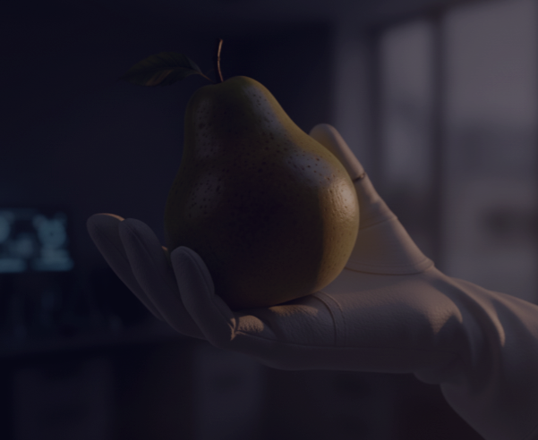 Brighter signals robot pear image