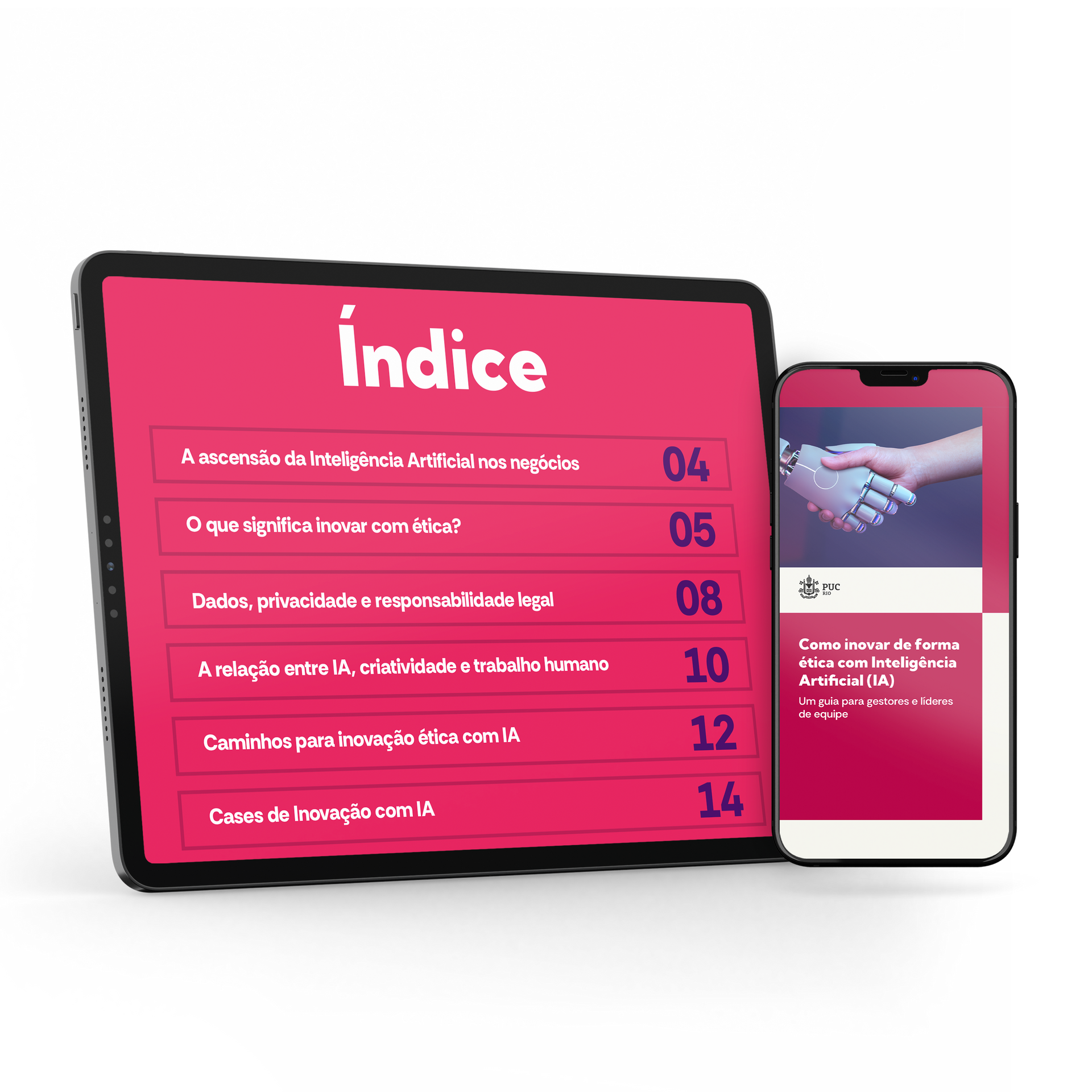 Um tablet verde e roxo com as palavras vivendo esse mundo digital nele.