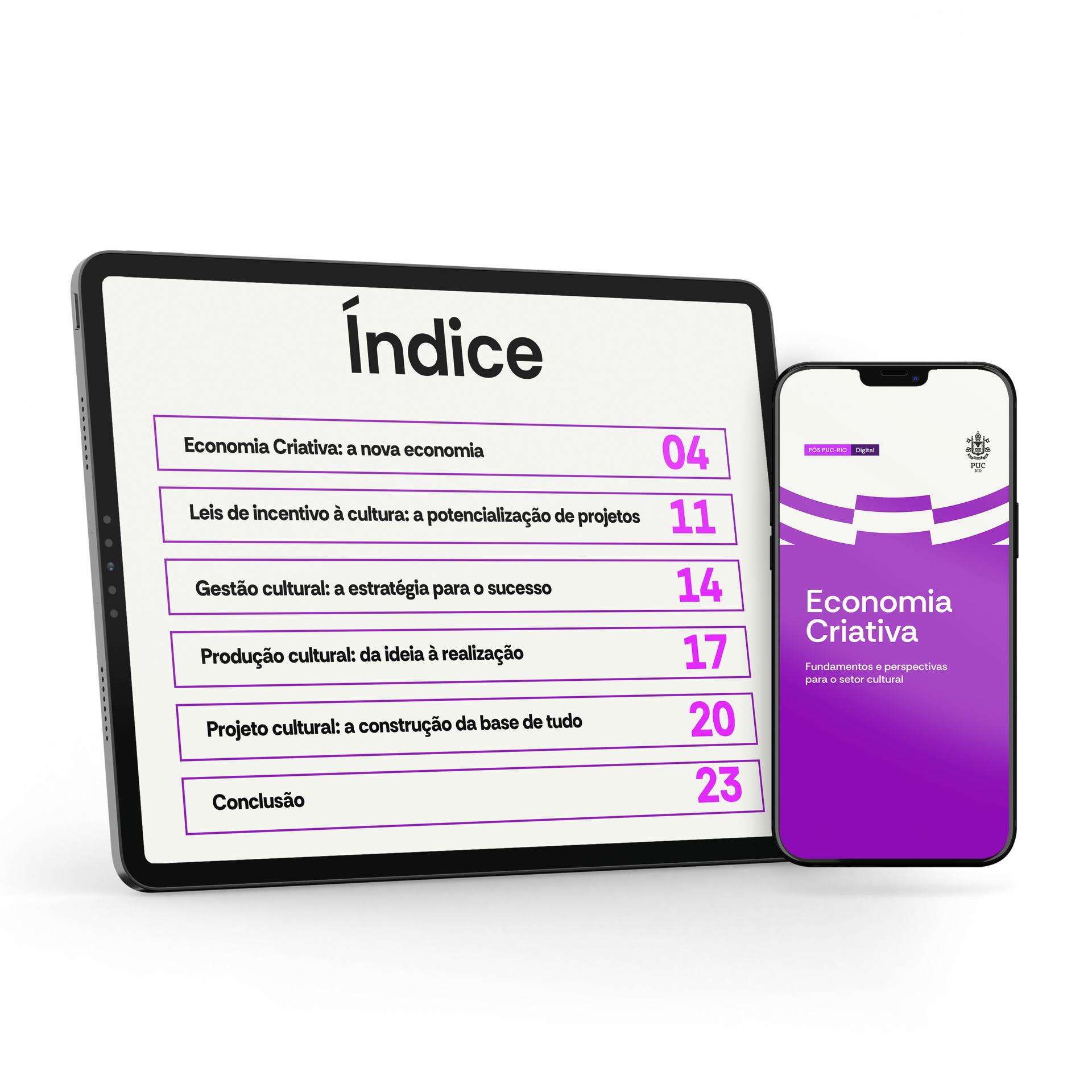 Um tablet verde e roxo com as palavras vivendo esse mundo digital nele.