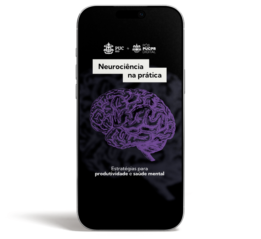 Um tablet verde e roxo com as palavras vivendo esse mundo digital nele.