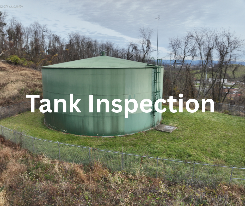water tank drone inspection