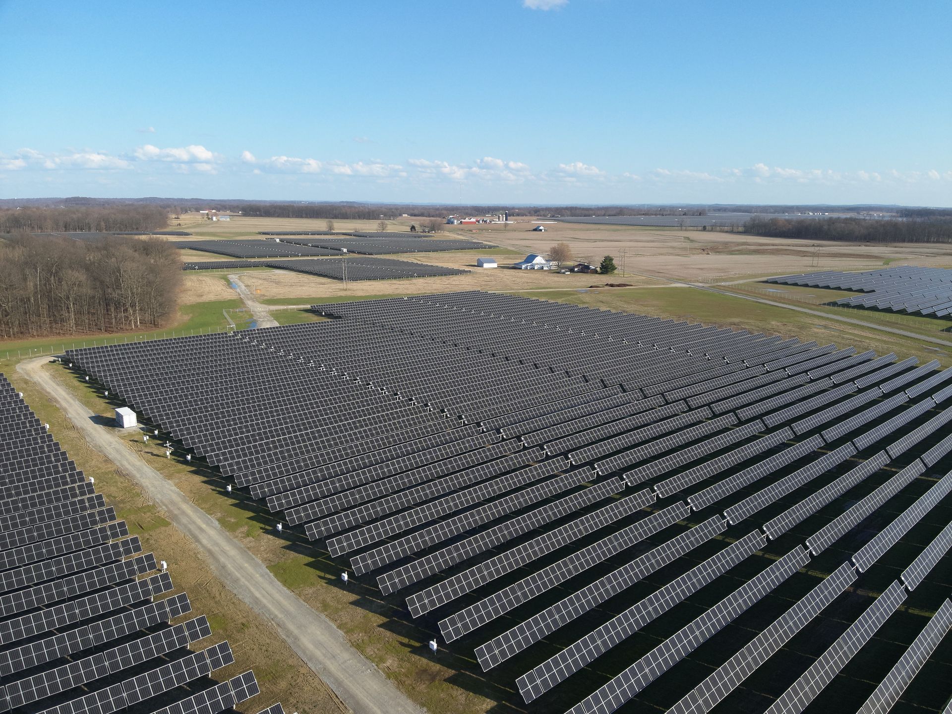 drone construction site progression photos in Columbus  ohio