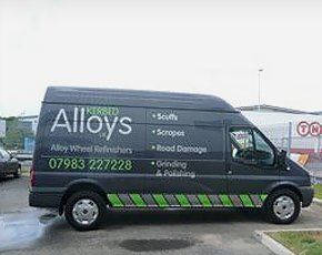 Kerbed Alloys UK van