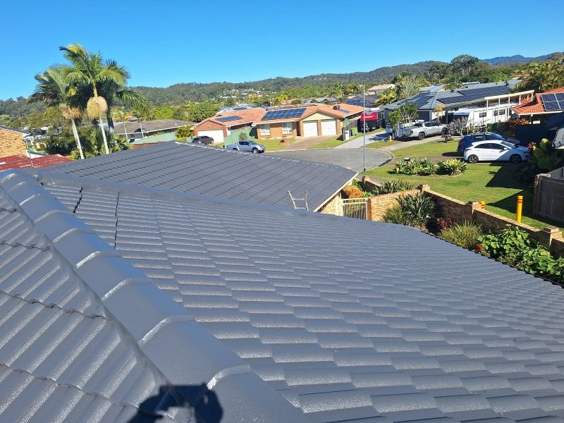 A Roof of a House With a Lot of Tiles on It — Roofing Gold Coast in Tallebudgera, QLD