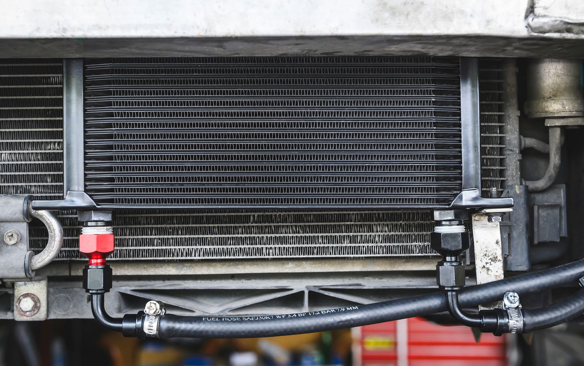 Oil Cooler Mounted in a Car's Front — COD Automotive in Ashmont, NSW