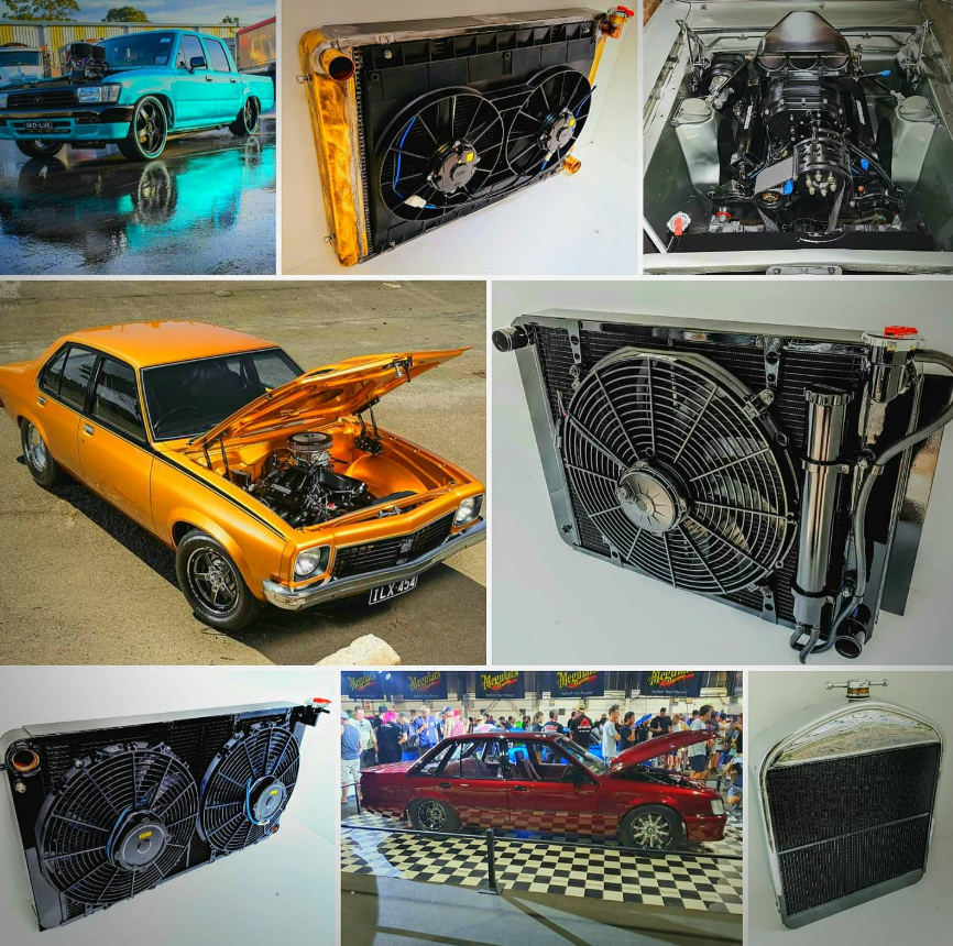 A Collage of Pictures Showing Different Types of Radiators — South Coast Radiators In Southern Highlands, NSW