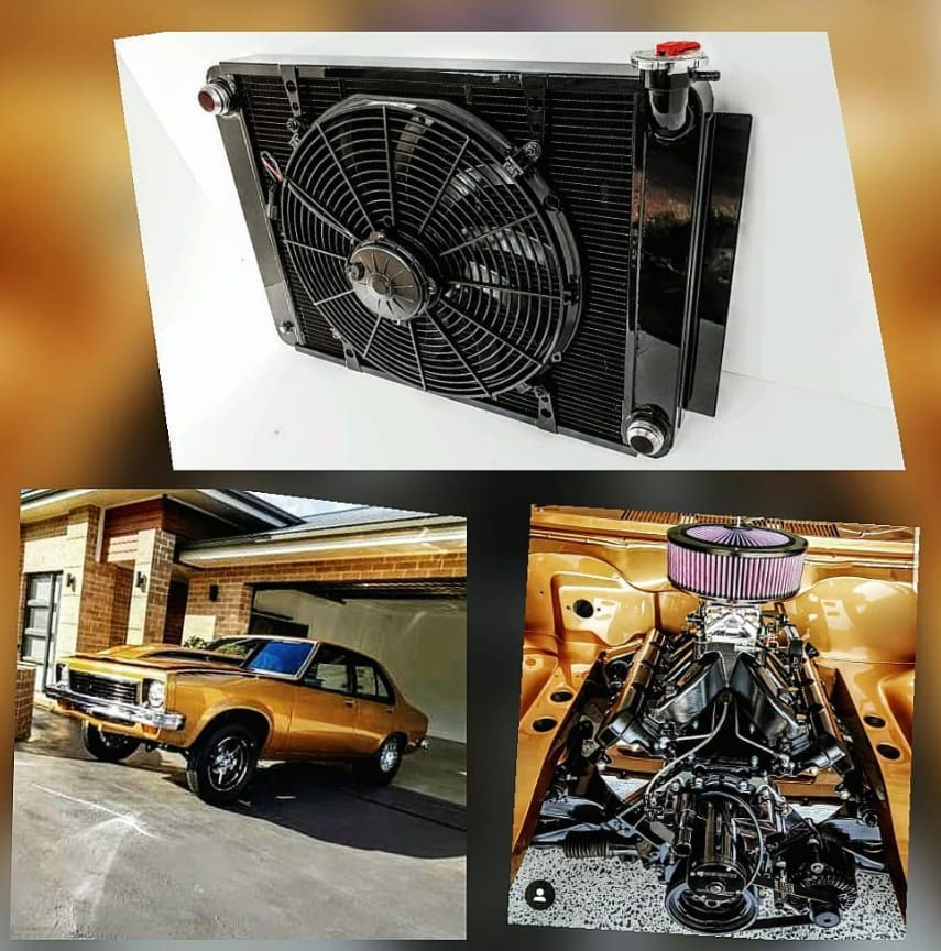 A Picture of a Car With a Radiator and a Fan — South Coast Radiators In Melbourne, VIC