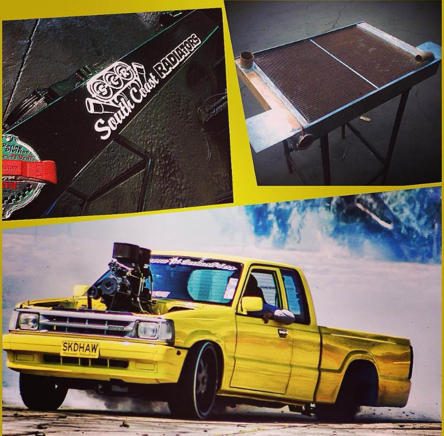 A Yellow Truck With the License Plate Ski-man — South Coast Radiators In Sydney, NSW