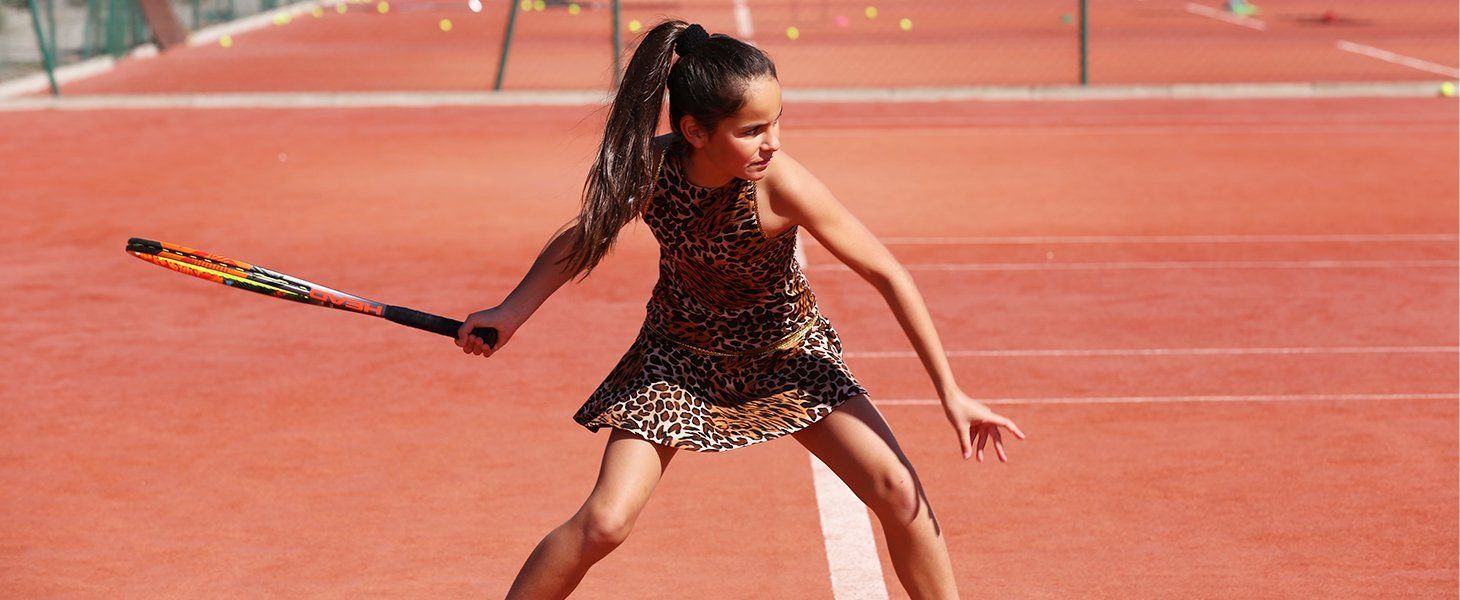 animal print jaguar leopard tennis dress for girls za tennis zoe alexander