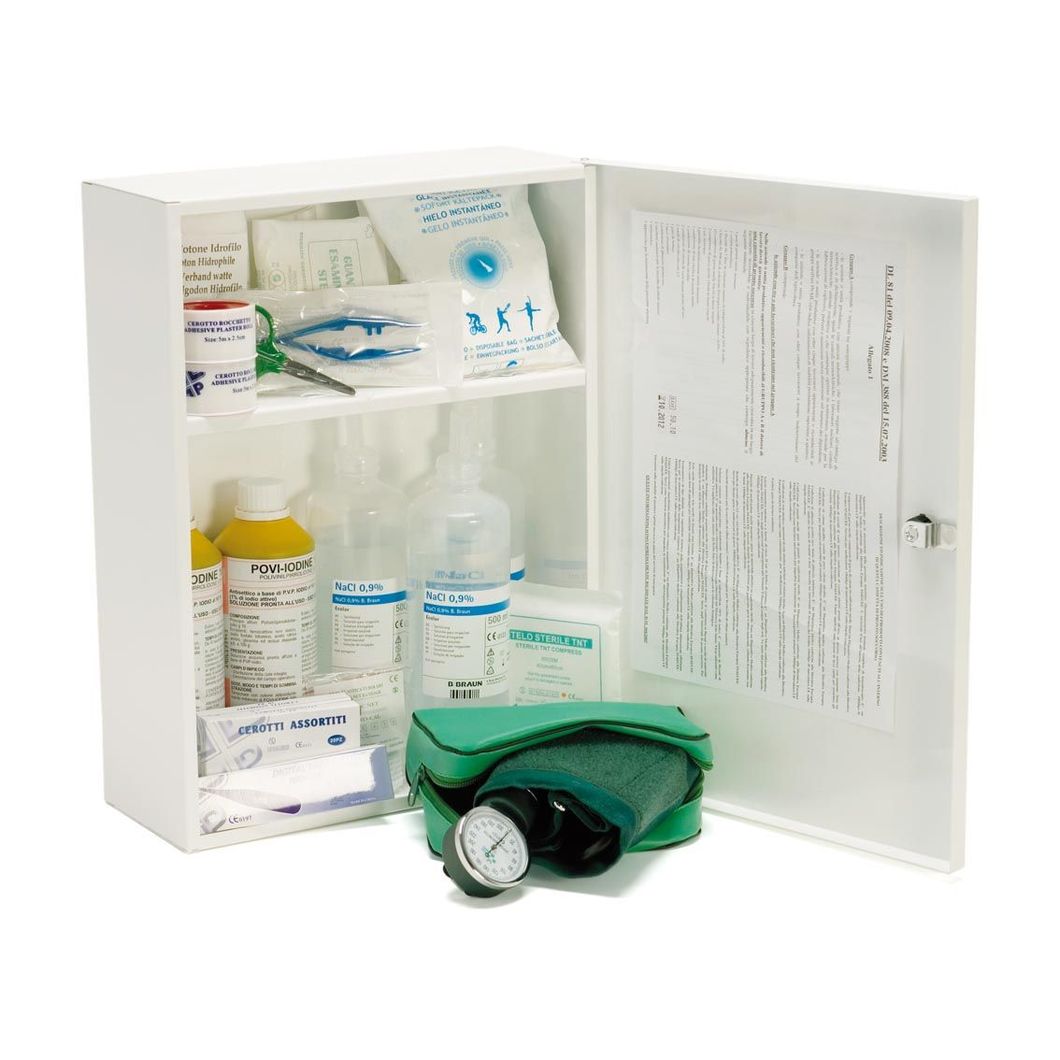 armadietto di pronto soccorso MERTALMED PHARMAPIU' all. 1 base antinfortunistica gist armadietto di pronto soccorso MERTALMED PHARMAPIU' all. 1 base antinfortunistica gist