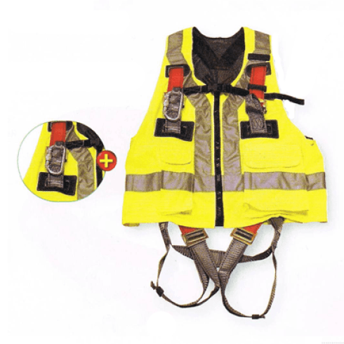 Art. 006 IMbracatura anticaduta con gilet ad alta visibilita