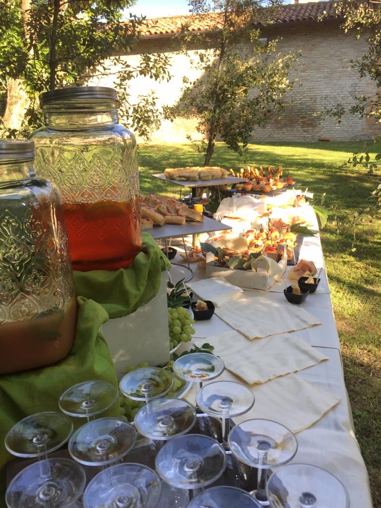 Catering in giardino al Tribeca Lounge Cafè