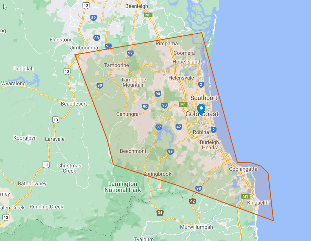 gold coast covered area