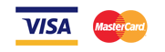 we accept visa and mastercard