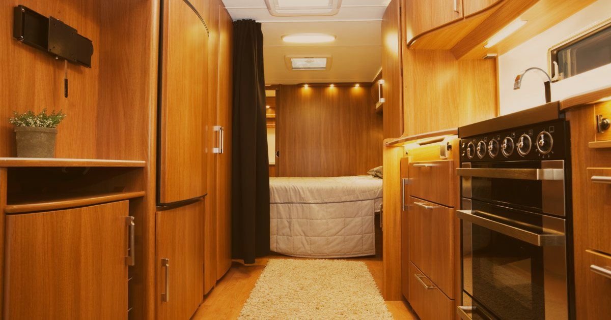 an rv kitchen
