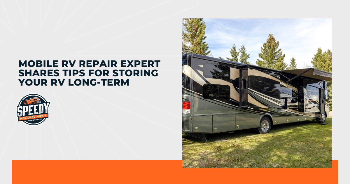 Mobile RV Repair Expert Shares Tips for Storing Your RV Long-Term