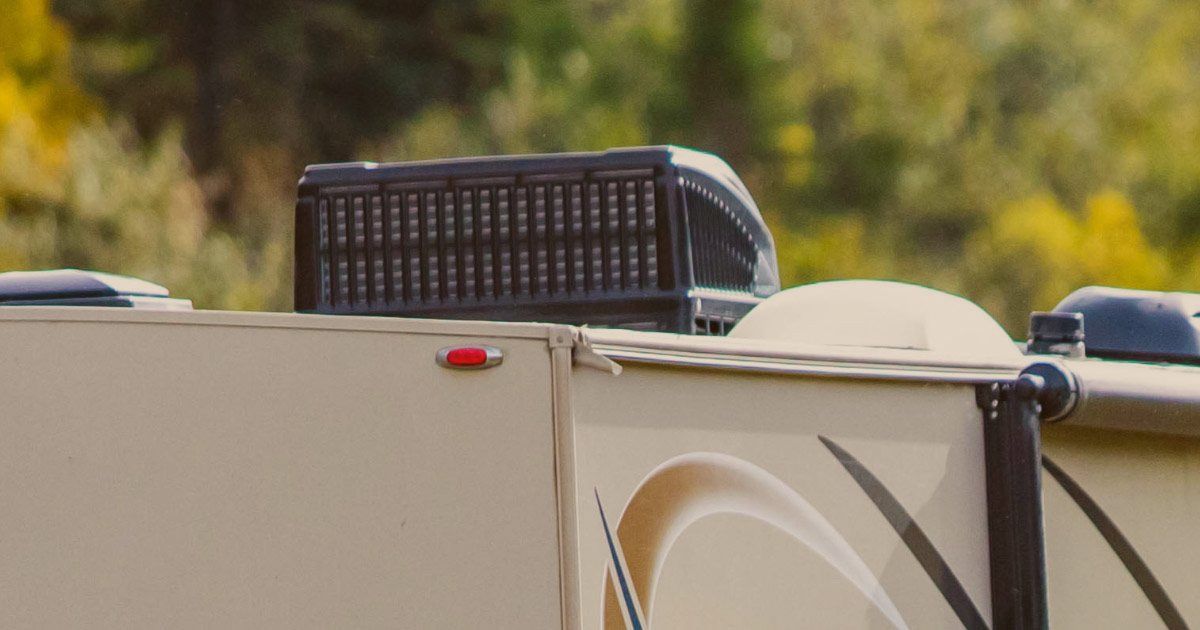 A rv air conditioning unit