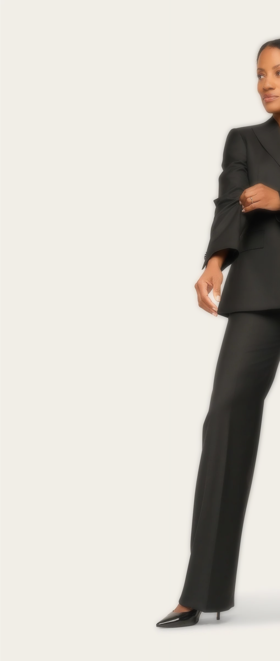 Angellisa of NDLIS demonstrating a genuine smile and congruent body language.