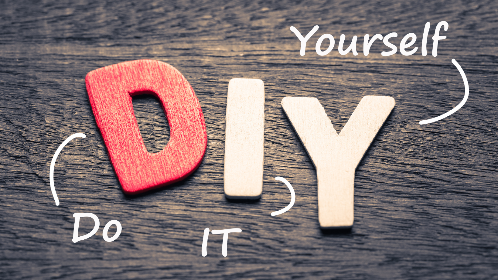 DIY do it yourself text