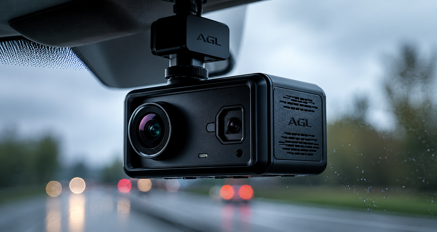 Vehicle AI dash camera installed in cab