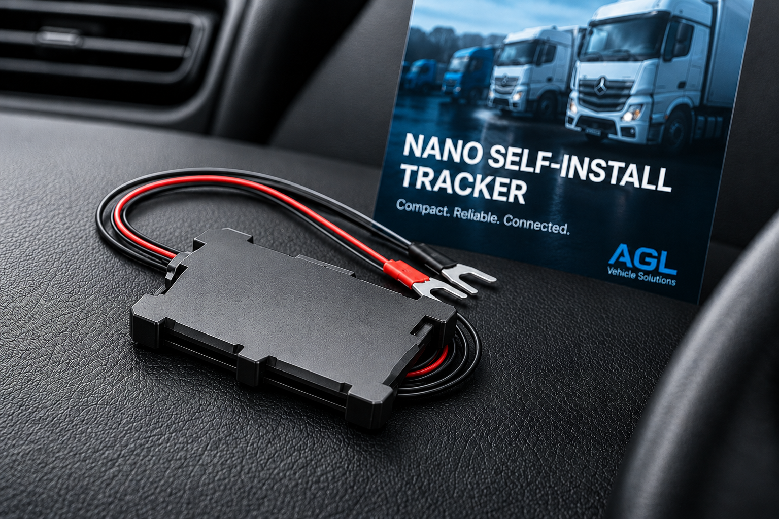 Nano self-install vehicle tracking device