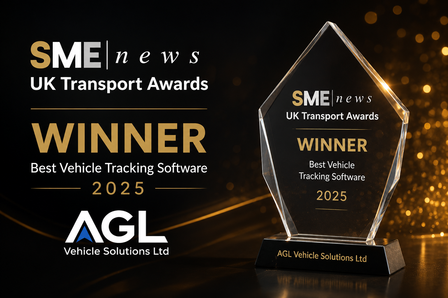 AGL Best Vehicle Tracking Software 2025 award