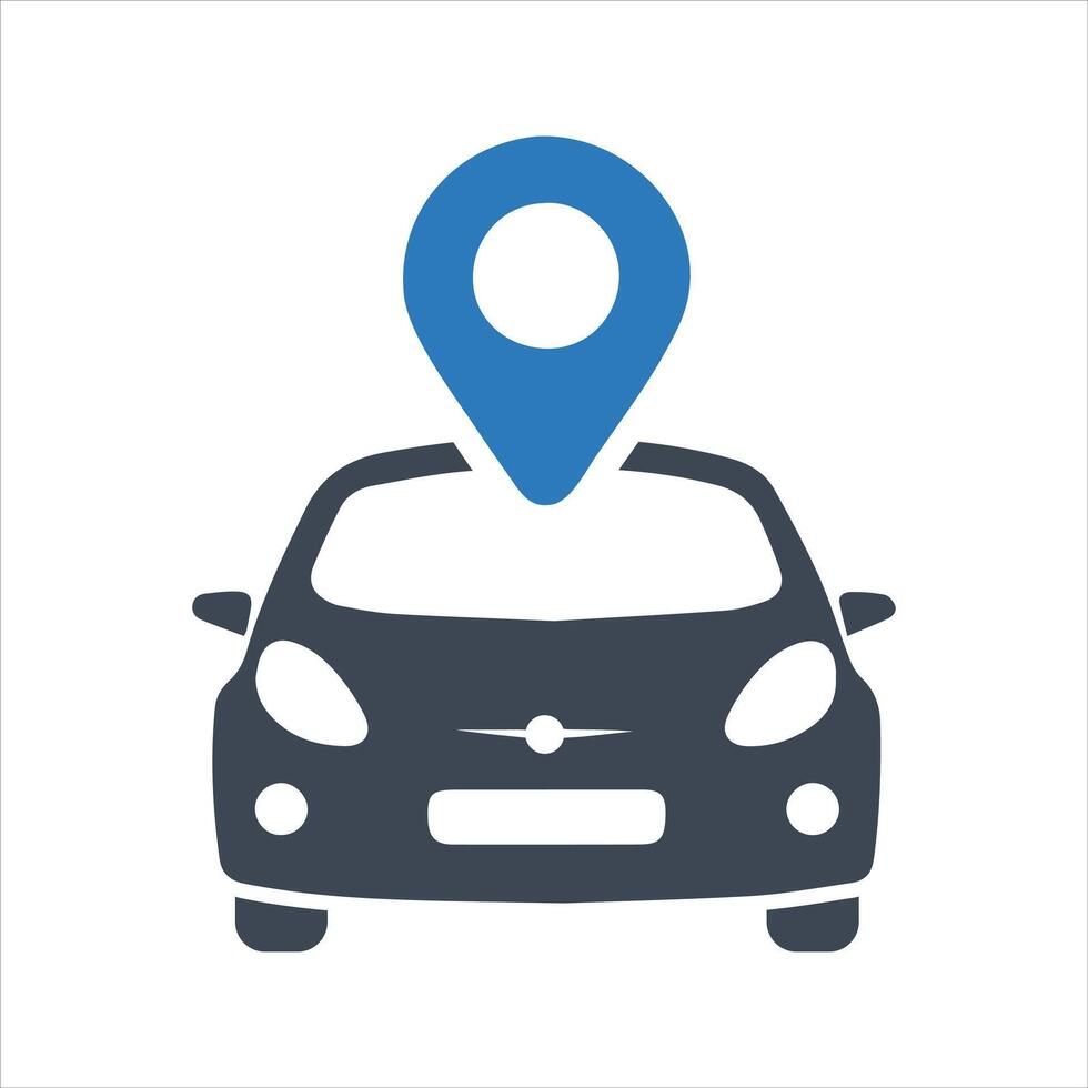 GPS vehicle tracking icon
