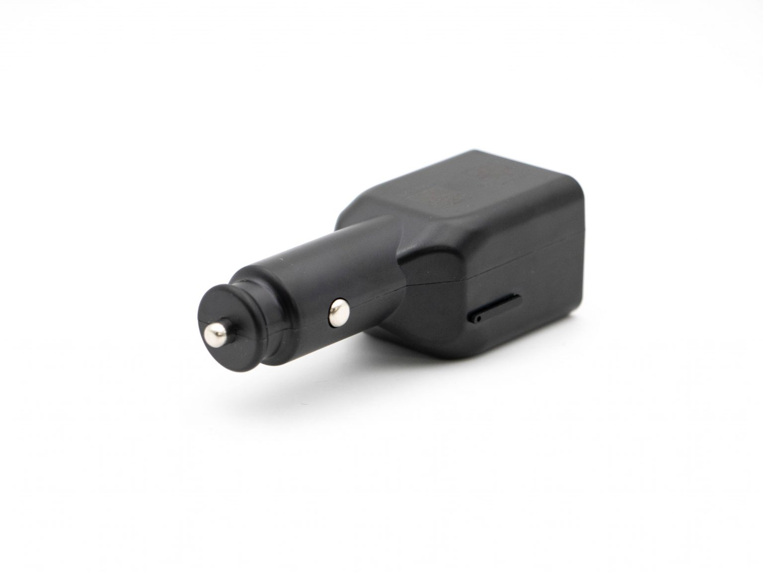 Black plug in vehicle tracking device