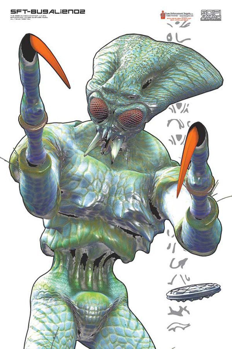 Space Alien Target Bug Alien 02