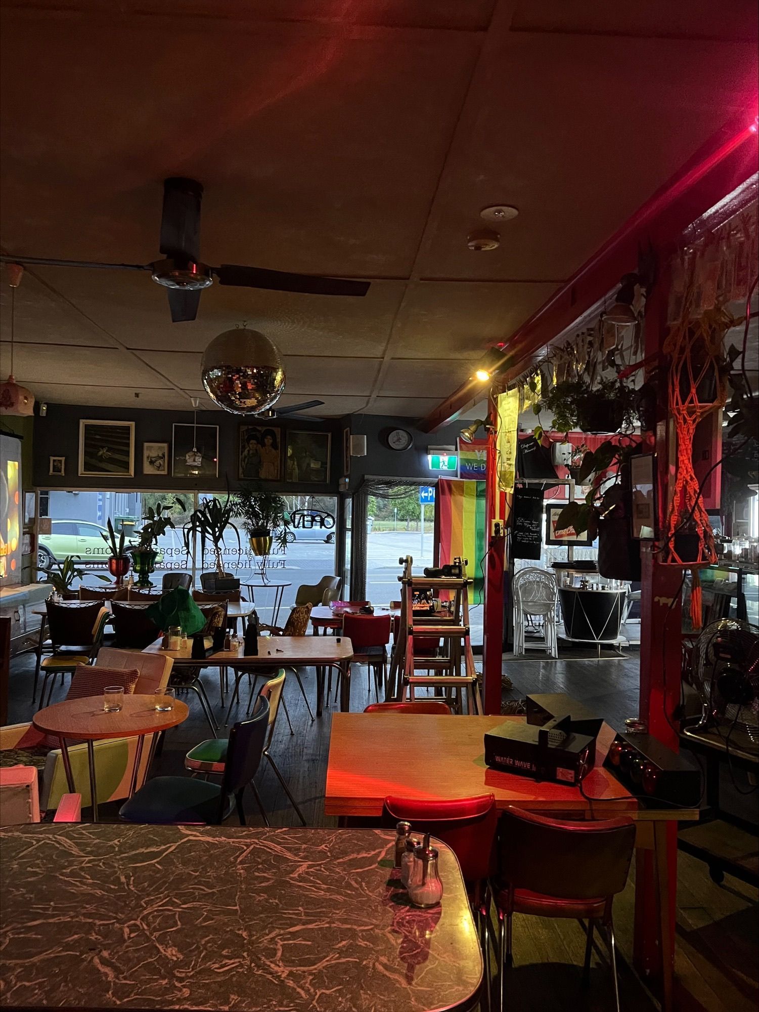 inside the restaurant