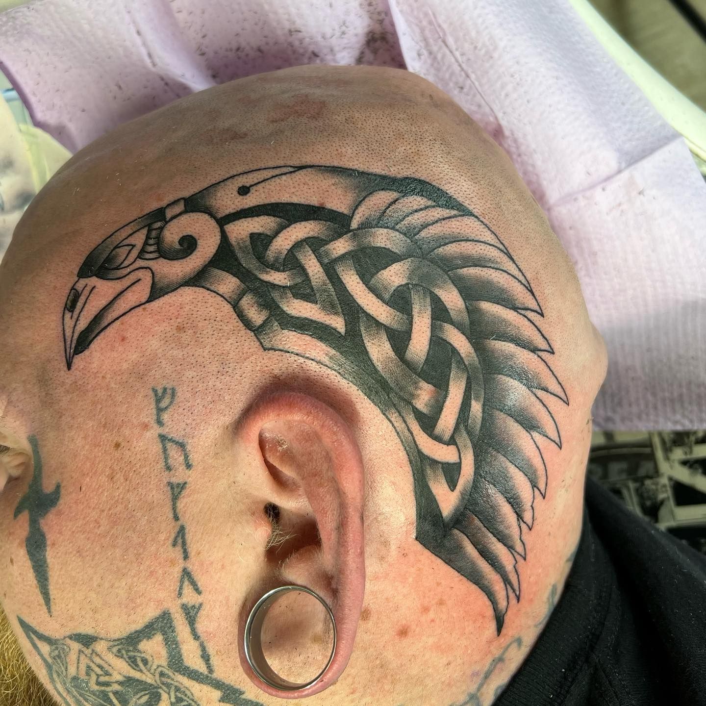 Head tattoo