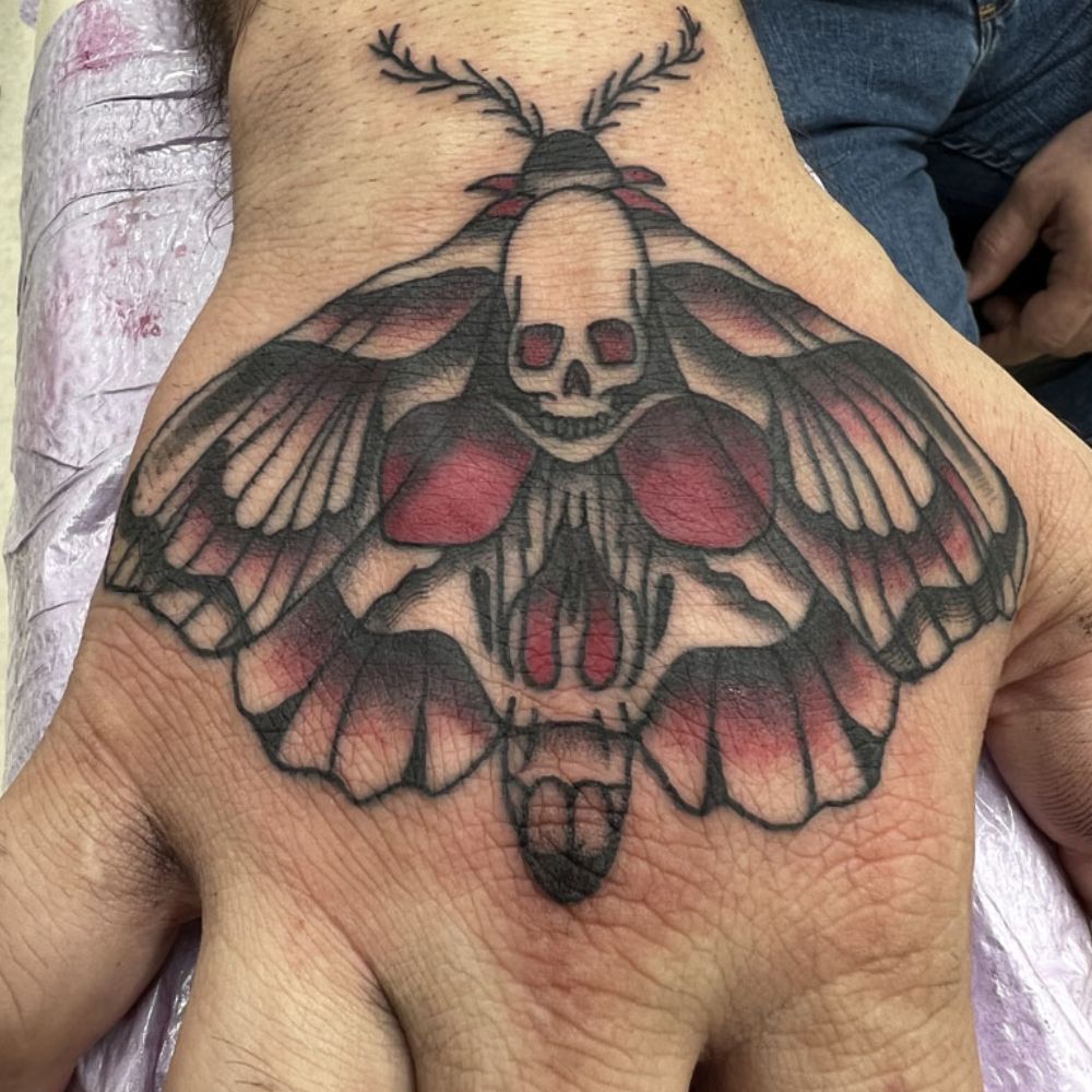 Hand tattoo