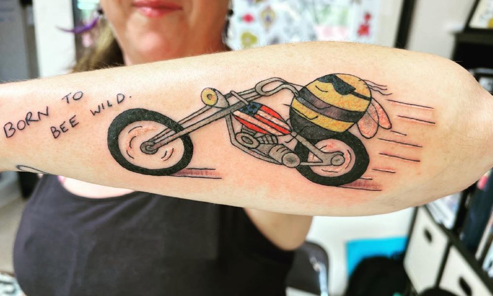 Arm tattoo
