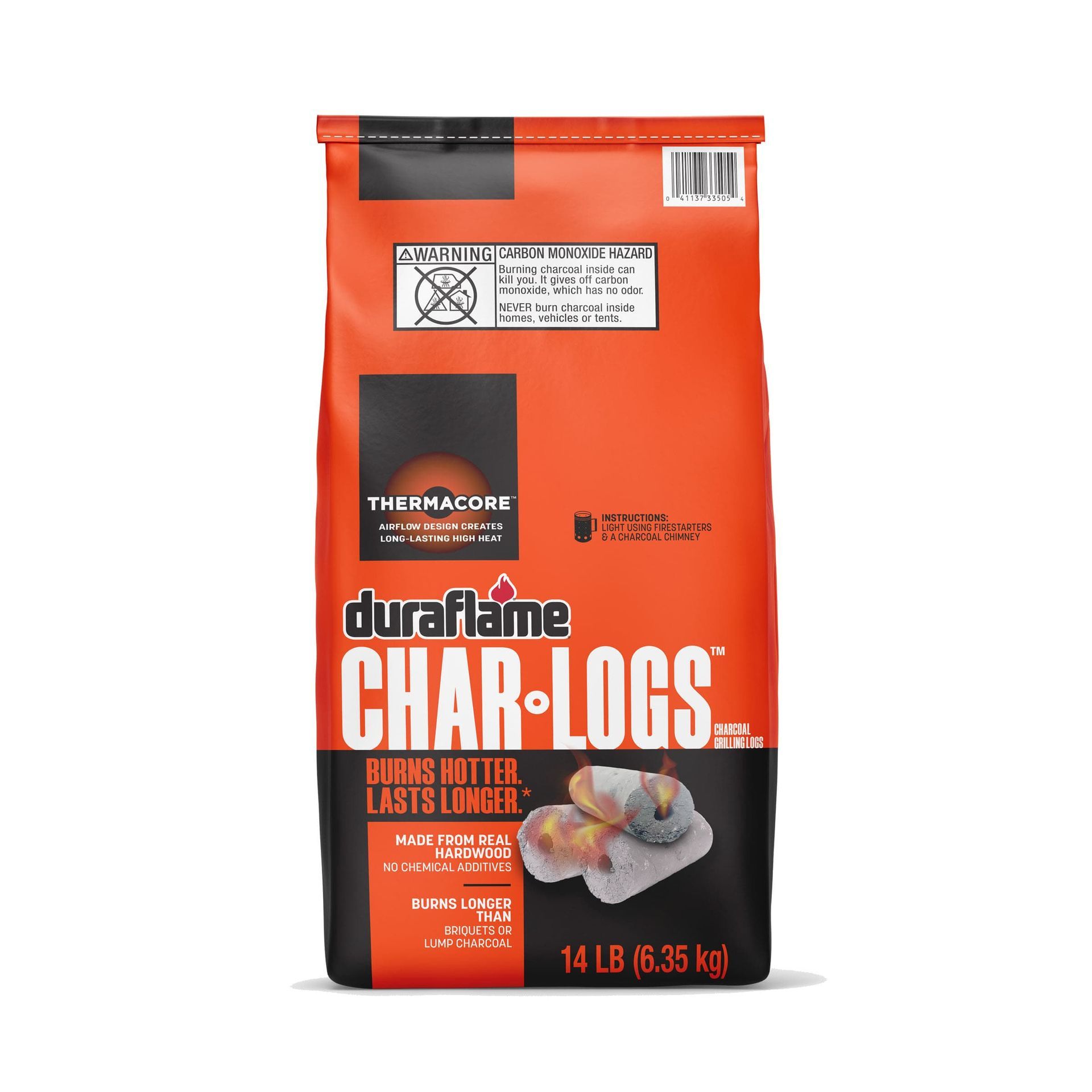 Bag of Duraflame Char-Logs charcoal briquettes