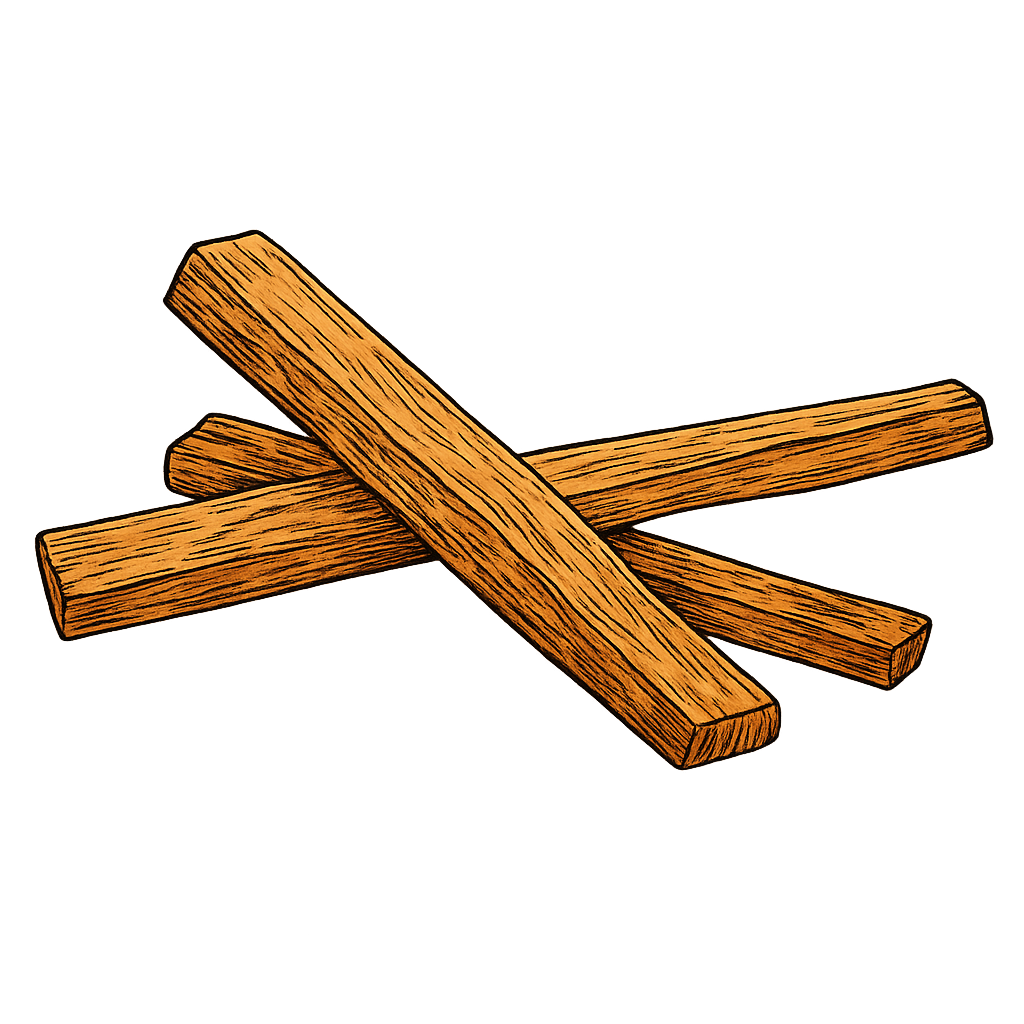 A red circle with a sun and clouds inside of it.