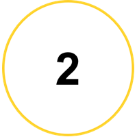 The number 2 is in a yellow circle on a white background.