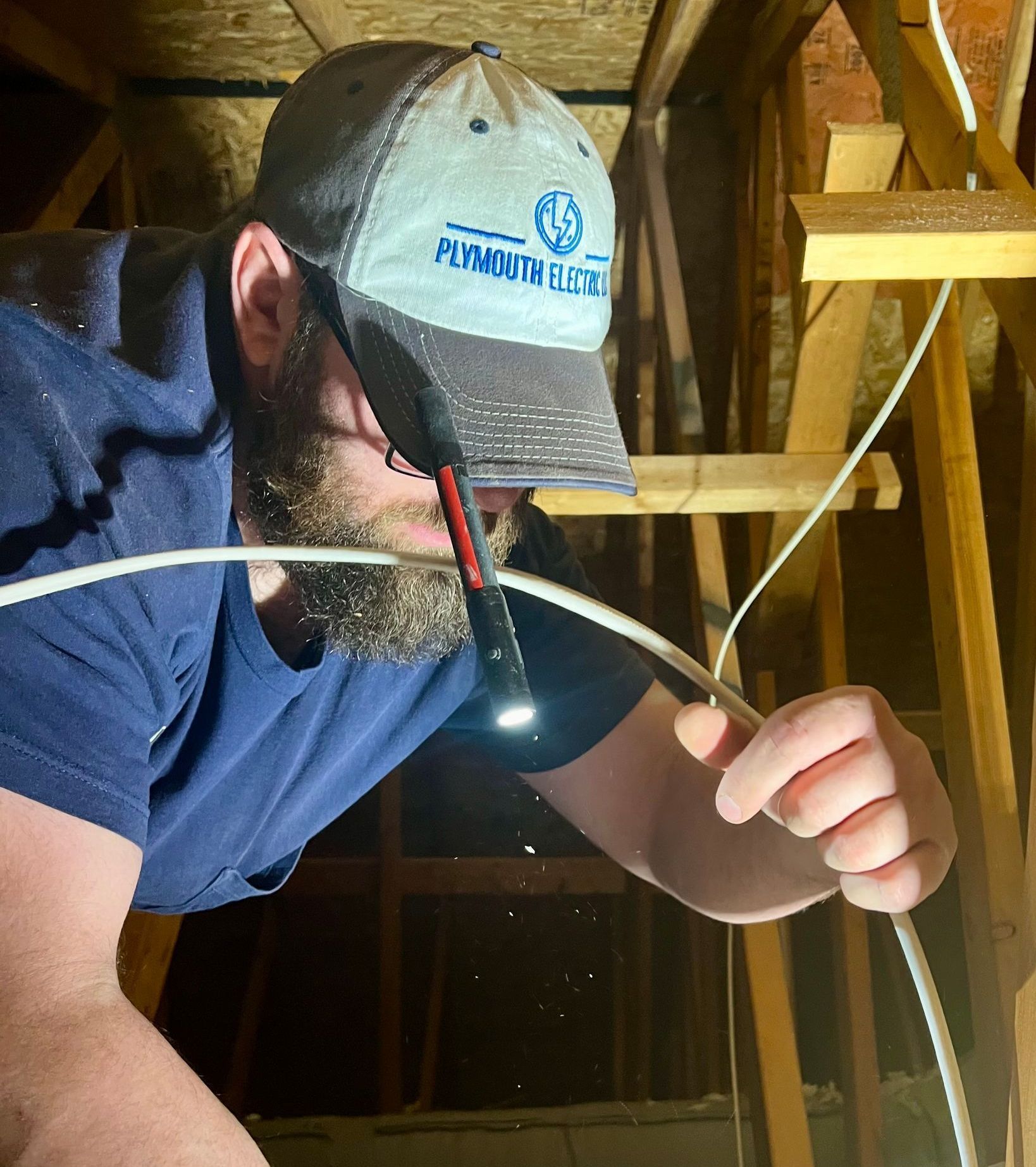 A man with a beard wearing a hat 